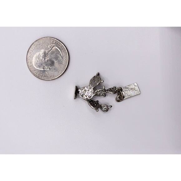 Vintage Bell Trading Post Sterling Silver Arizona Cactus Charm - Picture 3 of 6